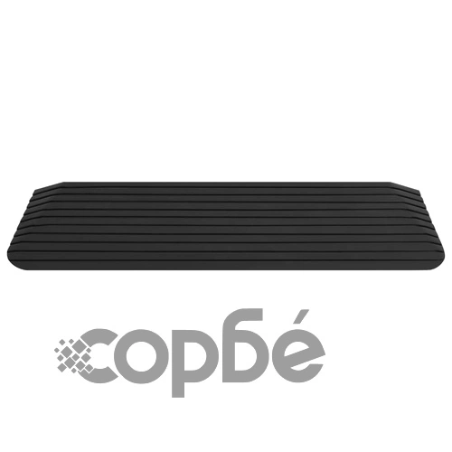 Рампа за праг, 110x32x3,8 см, гума ➤ топ цена ➤ sorbe.bg