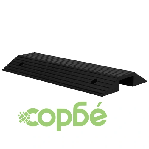 Рампа за праг тип мост, 80x40x8 см, гума ➤ топ цена ➤ sorbe.bg