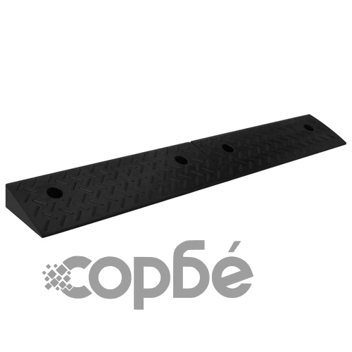 Рампи за бордюри, 2 бр, 50x17,5x5 см, гума ➤ топ цена ➤ sorbe.bg