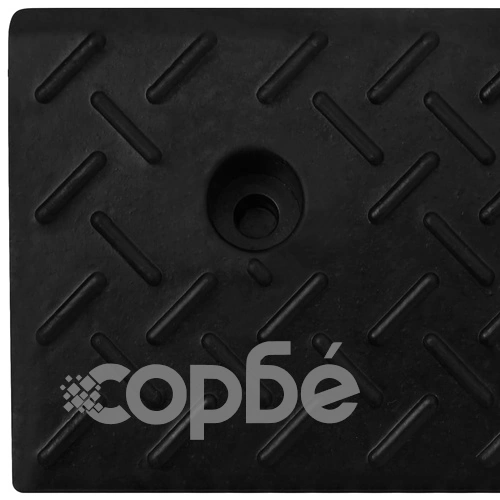 Рампи за бордюри, 2 бр, 50x17,5x5 см, гума ➤ топ цена ➤ sorbe.bg