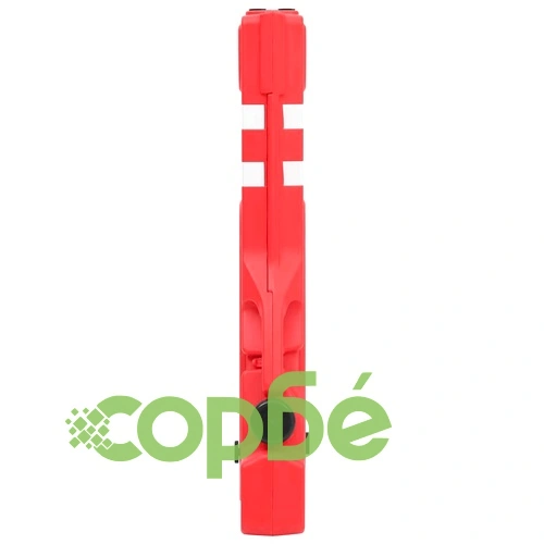 Сгъваема трафик бариера, червена, 210x50x105 см ➤ топ цена ➤ sorbe.bg