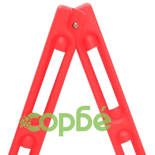 Сгъваема трафик бариера, червена, 210x50x105 см ➤ топ цена ➤ sorbe.bg