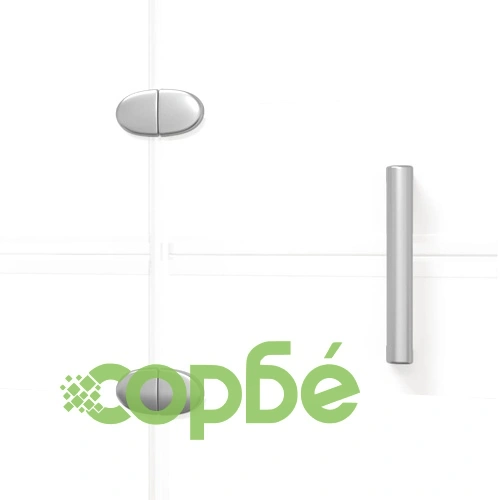 Сгъваем душ параван, ESG стъкло, 100x140 см, бял ➤ топ цена ➤ sorbe.bg