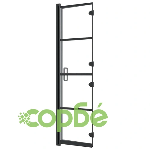 Сгъваем душ параван, ESG стъкло, 80x140 см, черен ➤ топ цена ➤ sorbe.bg