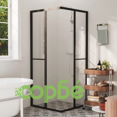 Душ кабина, ESG стъкло, 80x80x180 см ➤ топ цена ➤ sorbe.bg