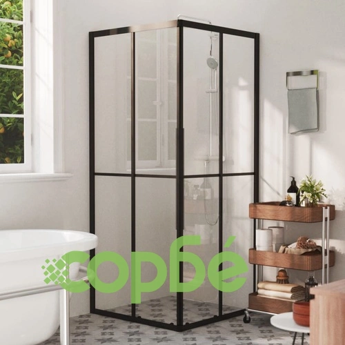 Душ кабина, ESG стъкло, 80x80x180 см ➤ топ цена ➤ sorbe.bg