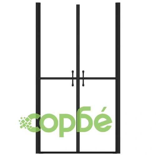 Врата за душ, прозрачно ESG стъкло, (73-76)x190 см ➤ топ цена ➤ sorbe.bg