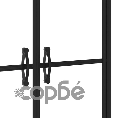 Врата за душ, прозрачно ESG стъкло, (73-76)x190 см ➤ топ цена ➤ sorbe.bg