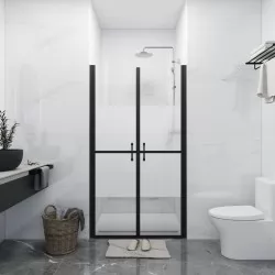 Врата за душ, полуматирано ESG стъкло, (78-81)x190 см