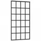 Плъзгаща врата, ESG стъкло и алуминий, 102x205 см, черна