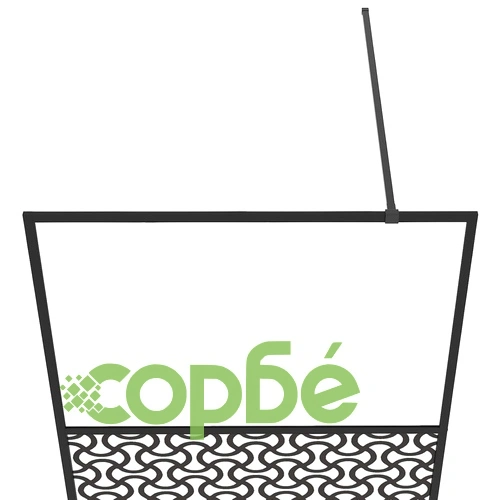 Стена за душ с прозрачно ESG стъкло, 100x195 см, черна ➤ топ цена ➤ sorbe.bg