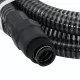 Смукателен маркуч с PVC конектори, 10 м, 22 мм, черен