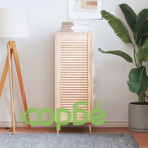 Врата за шкаф с решетен дизайн 99,3x39,4 см борово дърво масив ➤ топ цена ➤ sorbe.bg