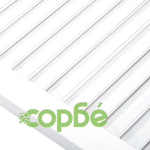 Врати за шкафове решетен дизайн 2 бр бял 99,3x59,4 см бор масив ➤ топ цена ➤ sorbe.bg