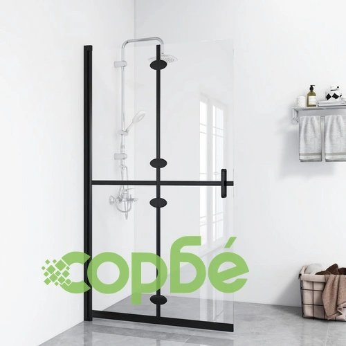 Сгъваема стена за душ с прозрачно ESG стъкло, 70x190 см ➤ топ цена ➤ sorbe.bg