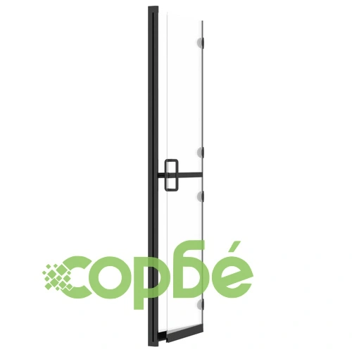 Сгъваема стена за душ с матирано ESG стъкло, 70x190 см ➤ топ цена ➤ sorbe.bg