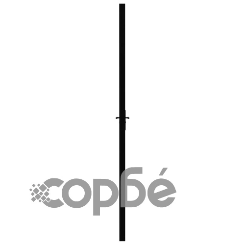 Интериорна врата, ESG стъкло и алуминий, 76x201,5 см, черна ➤ топ цена ➤ sorbe.bg