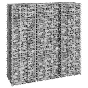 Габиони повдигнати лехи, 3 бр, 30x30x100 см, желязо