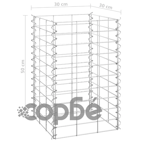 Габиони повдигнати лехи, 4 бр, 30x30x50/100/150/200 см, желязо на топ цена от sorbe.bg Габиони повдигнати лехи, 4 бр, 30x30x50/100/150/200 см, желязо ➤ топ цена ➤ sorbe.bg