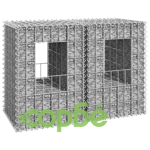 Габионна кошница стълб, 2 бр, 40x40x60 cм, желязо на топ цена от sorbe.bg Габионна кошница стълб, 2 бр, 40x40x60 cм, желязо ➤ топ цена ➤ sorbe.bg