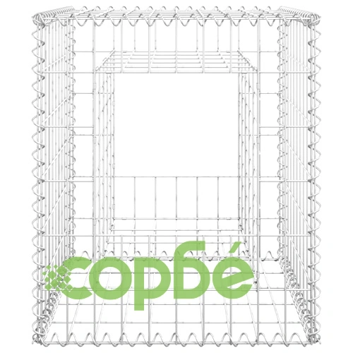 Габионна кошница стълб, 50x50x60 cм, желязо ➤ топ цена ➤ sorbe.bg