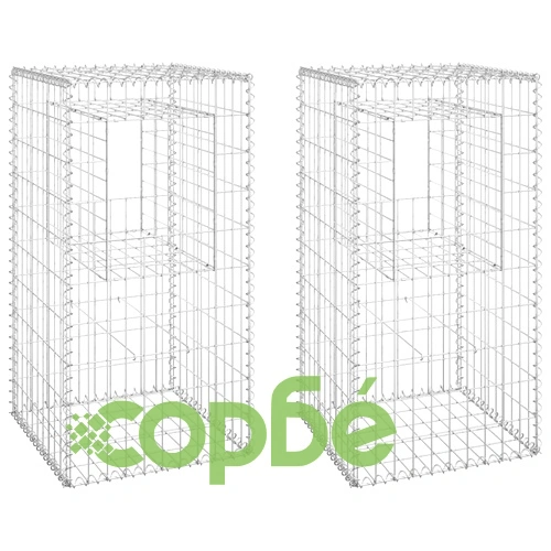 Габионна кошница стълб, 2 бр, 50x50x100 cм, желязо на топ цена от sorbe.bg Габионна кошница стълб, 2 бр, 50x50x100 cм, желязо ➤ топ цена ➤ sorbe.bg