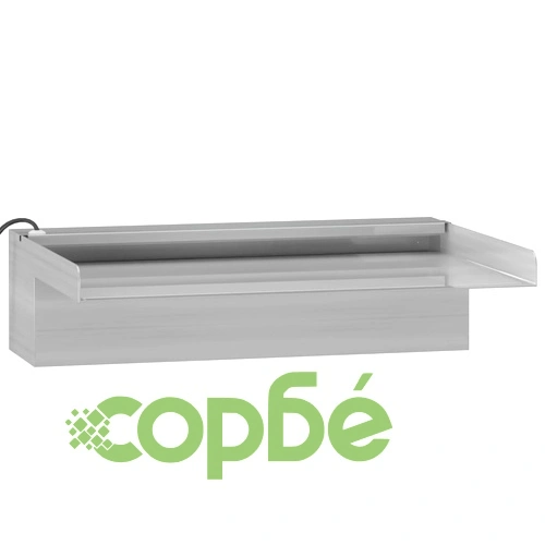 Преливник за водопад с RGB LED, неръждаема стомана, 30 см ➤ топ цена ➤ sorbe.bg
