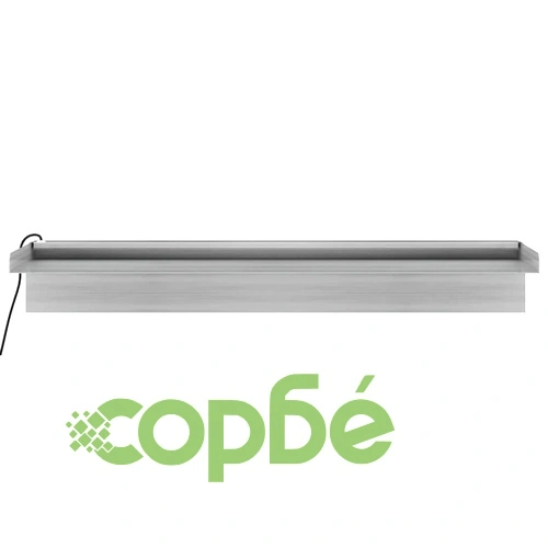 Преливник за водопад с RGB LED, неръждаема стомана, 60 см ➤ топ цена ➤ sorbe.bg
