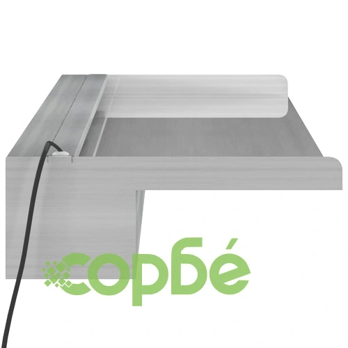 Преливник за водопад с RGB LED, неръждаема стомана, 90 см ➤ топ цена ➤ sorbe.bg