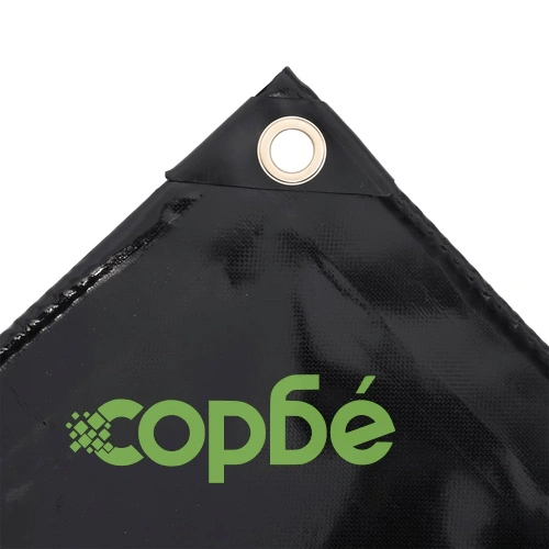 Брезент, 650 г/м², 4x6 м, черен ➤ топ цена ➤ sorbe.bg