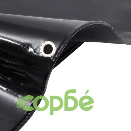 Брезент, 650 г/м², 4x6 м, черен ➤ топ цена ➤ sorbe.bg