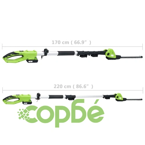2-в-1 Телескопичен тример и трион с батерия 20V 1500 mAh Li-ion ➤ топ цена ➤ sorbe.bg