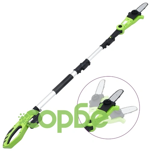 2-в-1 Телескопичен тример и трион с батерия 20V 1500 mAh Li-ion ➤ топ цена ➤ sorbe.bg