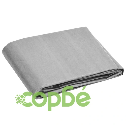 Брезент, 180 г/м², 6x6 м, сив, HDPE ➤ топ цена ➤ sorbe.bg
