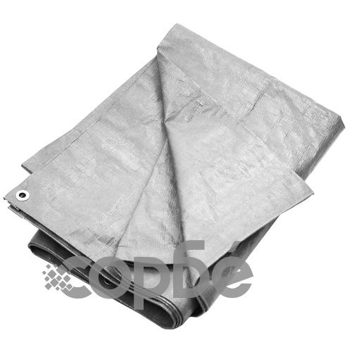 Брезент, 180 г/м², 6x12 м, сив, HDPE ➤ топ цена ➤ sorbe.bg
