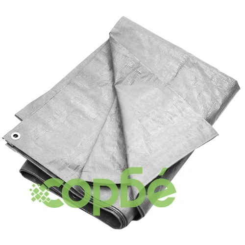 Брезент, 180 г/м², 8x10 м, сив, HDPE ➤ топ цена ➤ sorbe.bg