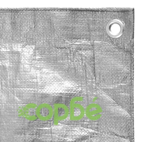 Брезент, 180 г/м², 8x10 м, сив, HDPE ➤ топ цена ➤ sorbe.bg