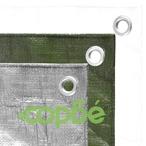 Брезент, 180 г/м², 8x10 м, сив, HDPE ➤ топ цена ➤ sorbe.bg