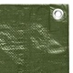 Брезент, 90 г/кв.м., 4x5 м, зелен, HDPE