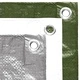 Брезент, 90 г/кв.м., 3x4 м, бял, HDPE