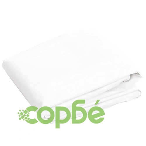 Брезент, 260 г/м², 6x12 м, бял, HDPE ➤ топ цена ➤ sorbe.bg