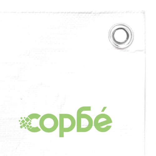 Брезент, 260 г/м², 8x10 м, бял, HDPE ➤ топ цена ➤ sorbe.bg