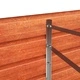 Градинска повдигната леха ръждив 600x80x45 см кортенова стомана
