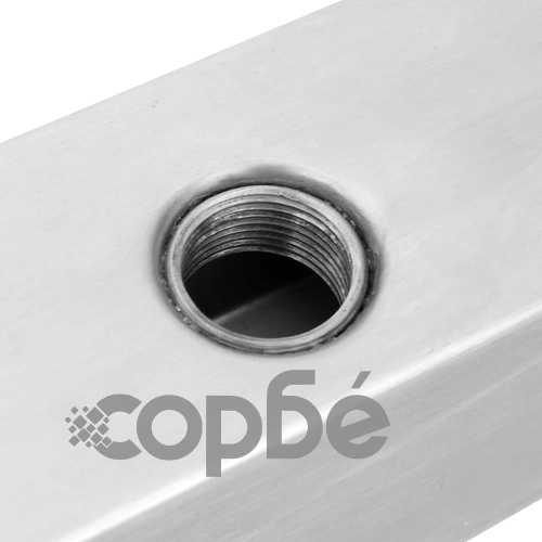 Фонтан за басейн с LED, неръждаема стомана, 110 см ➤ топ цена ➤ sorbe.bg