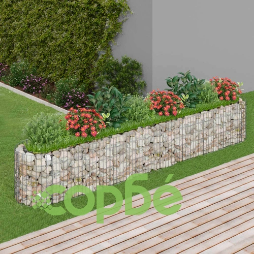 Габион повдигната леха, поцинковано желязо, 330x50x50 cм на топ цена от sorbe.bg Габион повдигната леха, поцинковано желязо, 330x50x50 cм ➤ топ цена ➤ sorbe.bg