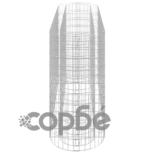 Габион повдигната леха, поцинковано желязо, 190x50x100 cм ➤ топ цена ➤ sorbe.bg