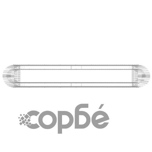 Габион повдигната леха, поцинковано желязо, 330x50x100 cм ➤ топ цена ➤ sorbe.bg
