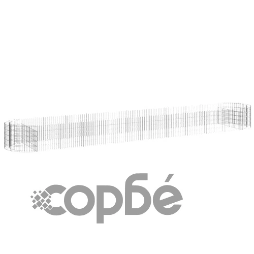 Габион повдигната леха, поцинковано желязо, 600x100x50 cм ➤ топ цена ➤ sorbe.bg