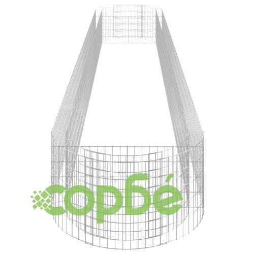 Габион повдигната леха, поцинковано желязо, 600x100x50 cм ➤ топ цена ➤ sorbe.bg