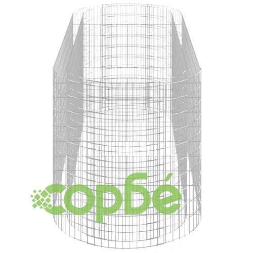 Габион повдигната леха, поцинковано желязо, 300x100x100 cм ➤ топ цена ➤ sorbe.bg